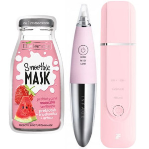 Inface Zestaw Peeling + Wągrownik + Maseczka Truskawka Arbuz