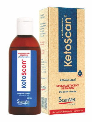 SCANVET KetoScan 100ml Szampon przeciwgrzybiczny