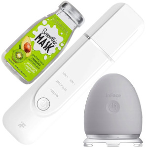inFace Zestaw PEELING + ION ABSORBCJA JONÓW + Maseczka awokado-kiwi