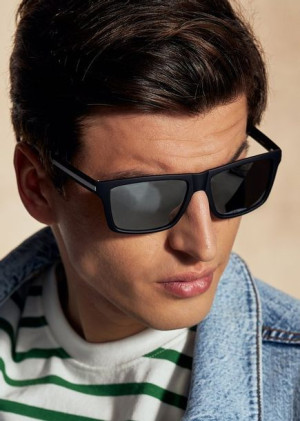 Polariss 878 S - Okulary przeciwsłoneczne unisex polaryzacyjne srebrne lust