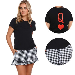 Krótka PIŻAMA damska QUEEN PM.4239 Doctor Nap