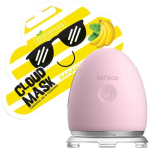 inFace ION emisja jonów do wtłaczania maseczki - RÓŻOWY + BANANA CABANA