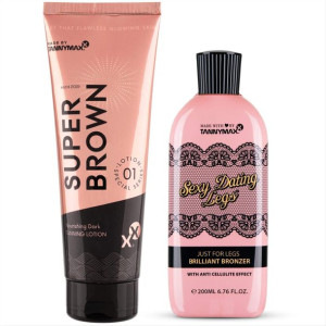 Tannymaxx Super Brown Tanning Lotion + krem nogi