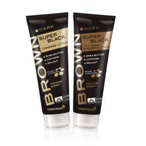 Tannymaxx Super Black balsamy bronzery 3 gratisy