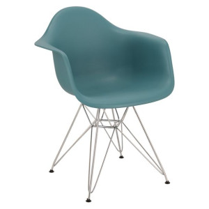 Krzesło P018 PP navy green chrom HF
