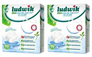 Tabletki do zmywarek LUDWIK EKOLOGICZNE 90 szt x 2