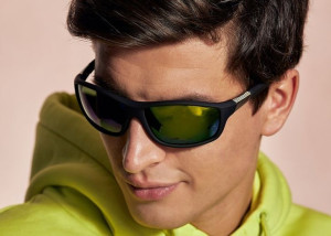 Polariss 886 P - Męskie sportowe okulary przeciwsłoneczne polaryzacyjne pom
