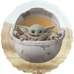 Balon Foliowy 43cm Star Wars Baby Yoda Licencja