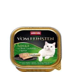 ANIMONDA Vom Feinsten Gourmet Centre szalka z wołowiną, filetem z łososia i