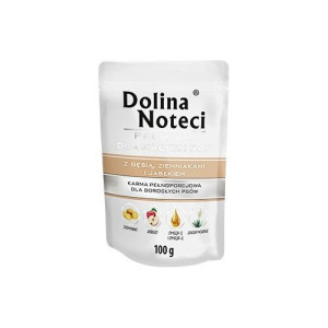DOLINA NOTECI Gęsina, ziemniak i jablko dla małych ras 100g