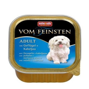 ANIMONDA Vom Feinsten Adult szalka z kurczakiem i dorszem 150g