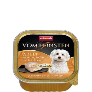 ANIMONDA Vom Feinsten Gourmet Centre szalka z kurczakiem, jogurtem i płatka