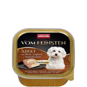 ANIMONDA Vom Feinsten Gourmet Centre szalka z wołowiną, jogurtem i płatkami