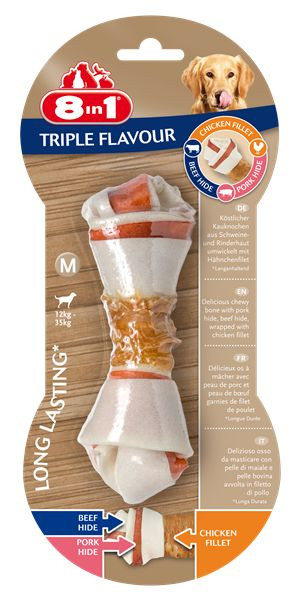 8in1 Przysmak Triple Flavour M [T144540] 1 szt.