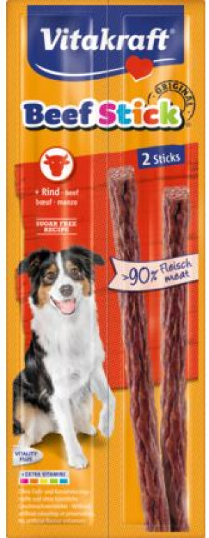 VITAKRAFT BEEF STICK 2szt wołowina przysmak d/psa
