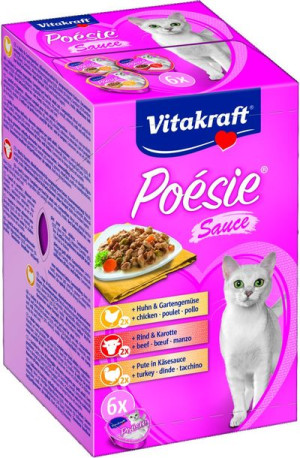 VITAKRAFT POESIE CREATION MULTIPAK SOS karma dla kota 6x85g