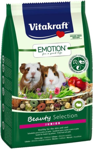 VITAKRAFT EMOTION BEAUTY JUNIOR karma dla młodej świnki 600g