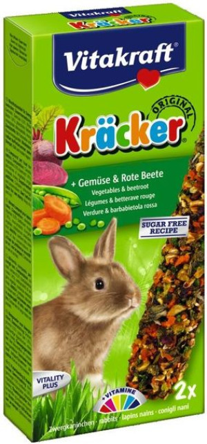 VITAKRAFT KRACKER kolba dla królika, warzywa i burak 2szt