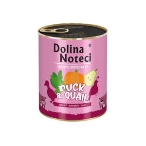 DOLINA NOTECI SUPERFOOD Kaczka z przepiórką 800g