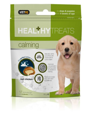 Vetiq Przysmaki uspokajające dla szczeniąt i psów Healthy Treats Calming Fo