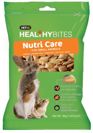 Vetiq Przysmaki z witaminami dla gryzoni Healthy Bites Nutri Care For Small