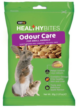 Vetiq Przysmaki dla gryzoni kontrola zapachu Healthy Bites Odour Care For S