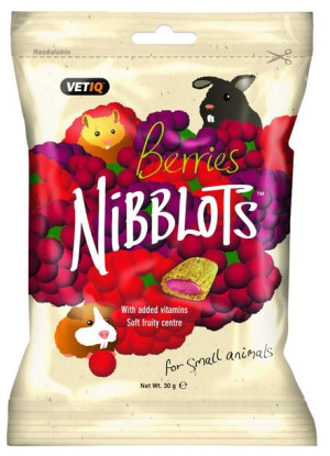 Vetiq Przysmaki dla gryzoni Jagoda i żurawina Nibblots For Small Animals Be