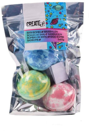 CREATE IT! Zestaw kul do kąpieli 3-pak 84406