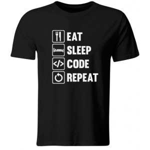 Koszulka Eat Sleep Code Repeat Dla Programisty Roz. Xxl