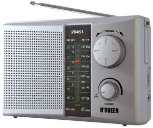 Noveen Radio Przenośne Pr 451 Srebrne