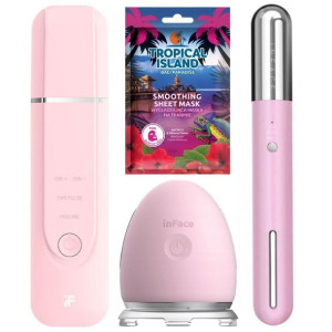 inFace PEELING KAWITACYJNY + EYE CARE + ION Facial + maseczka BALI