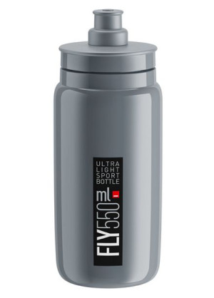 Elite Bidon 550ml Fly Szary Czarne Logo 035825