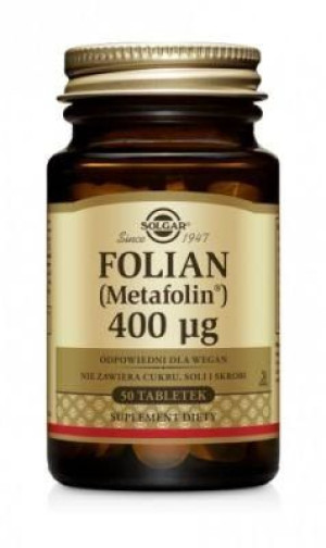 SOLGAR Folian 400µg, 50tabl