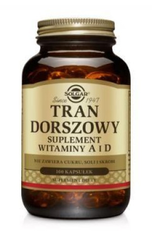 SOLGAR Dorszowy tran norweski, 100kaps