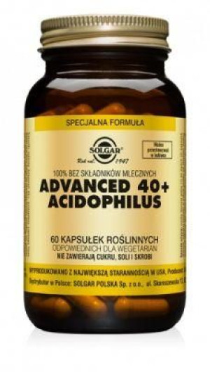 SOLGAR Advanced 40+ Acidophilus 60kaps