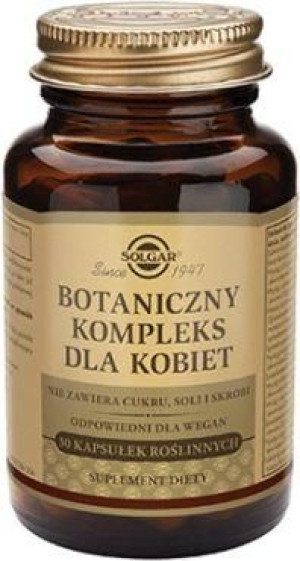 SOLGAR Botaniczny kompleks dla kobiet, 30 kaps.