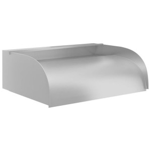 Fontanna do basenu, lampy LED, 45x34x14 cm, stal nierdzewna 304