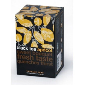 Herbata Vintage Teas Black Tea Apricot 45g - 30 saszetek