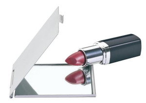 Małe lusterko aluminiowe DONNA, srebrny