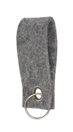 Brelok filcowy FELT, szary