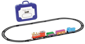 Lokomotywa elektryczna MAGIC TRAIN., niebieski, wielokolorowy
