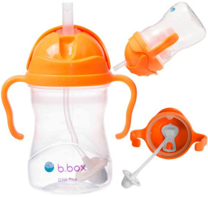 BBox Bidon ze słomką 240 ml pomarańczowy