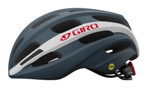 Kask szosowy GIRO ISODE matte portaro grey white red roz. Uniwersalny (54-6