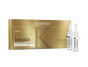 ALLWAVES Ampułki z keratyną do włosów zniszczonych 12x10ml