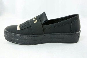 Sneakersy Jacob X Nessi Jc017 Czarny Nubuk R37