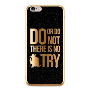 Etui Luxury Star Wars™ Yoda 003 Huawei P Smart złoty/gold SWPCYODA614