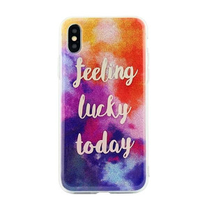Etui Pattern iPhone Xs Max wzór 3 (feeling lucky today)