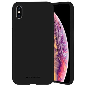 Mercury Silicone Samsung Note 10 N970 czarny/black