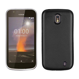 Etui Carbon Fiber Nokia 1 czarny/black