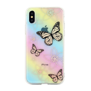 Etui Pattern iPhone X/Xs wzór 4 (butterflies)